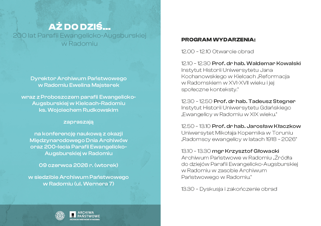 program konferencji naukowej